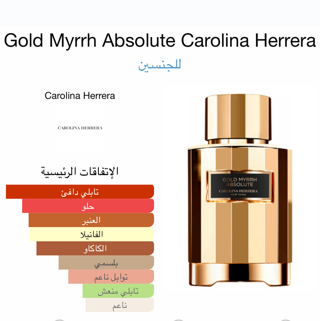 Our creation of Gold’s Myrrh’s Absolute