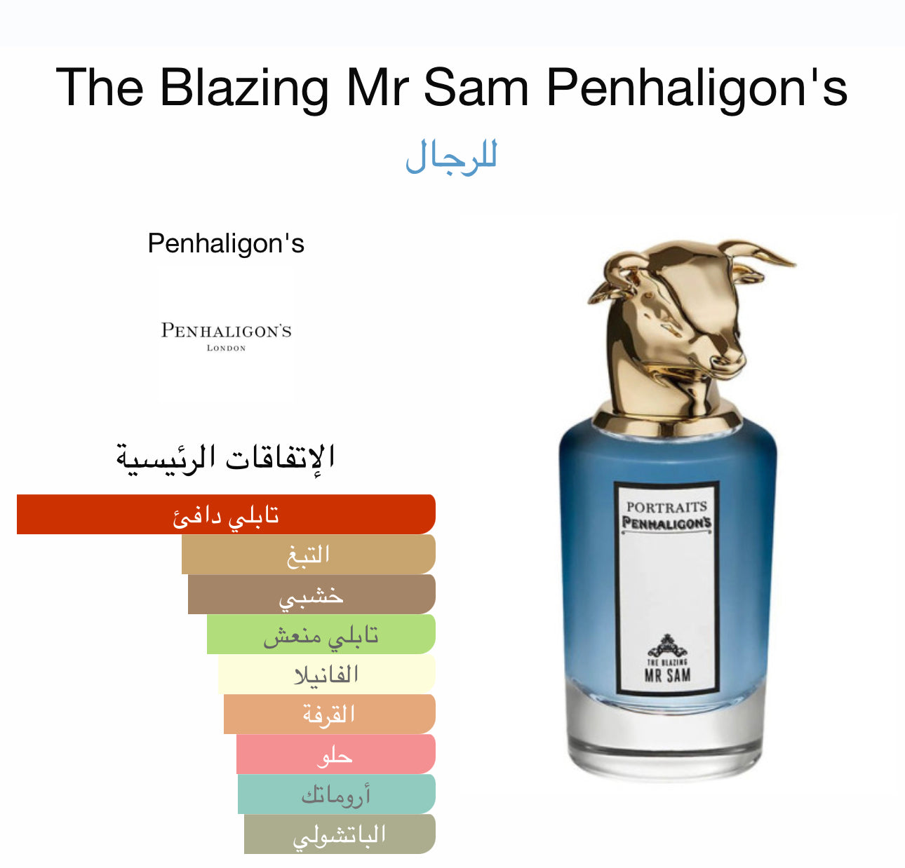 Our creation of The Blazing’s Mr Sam’s