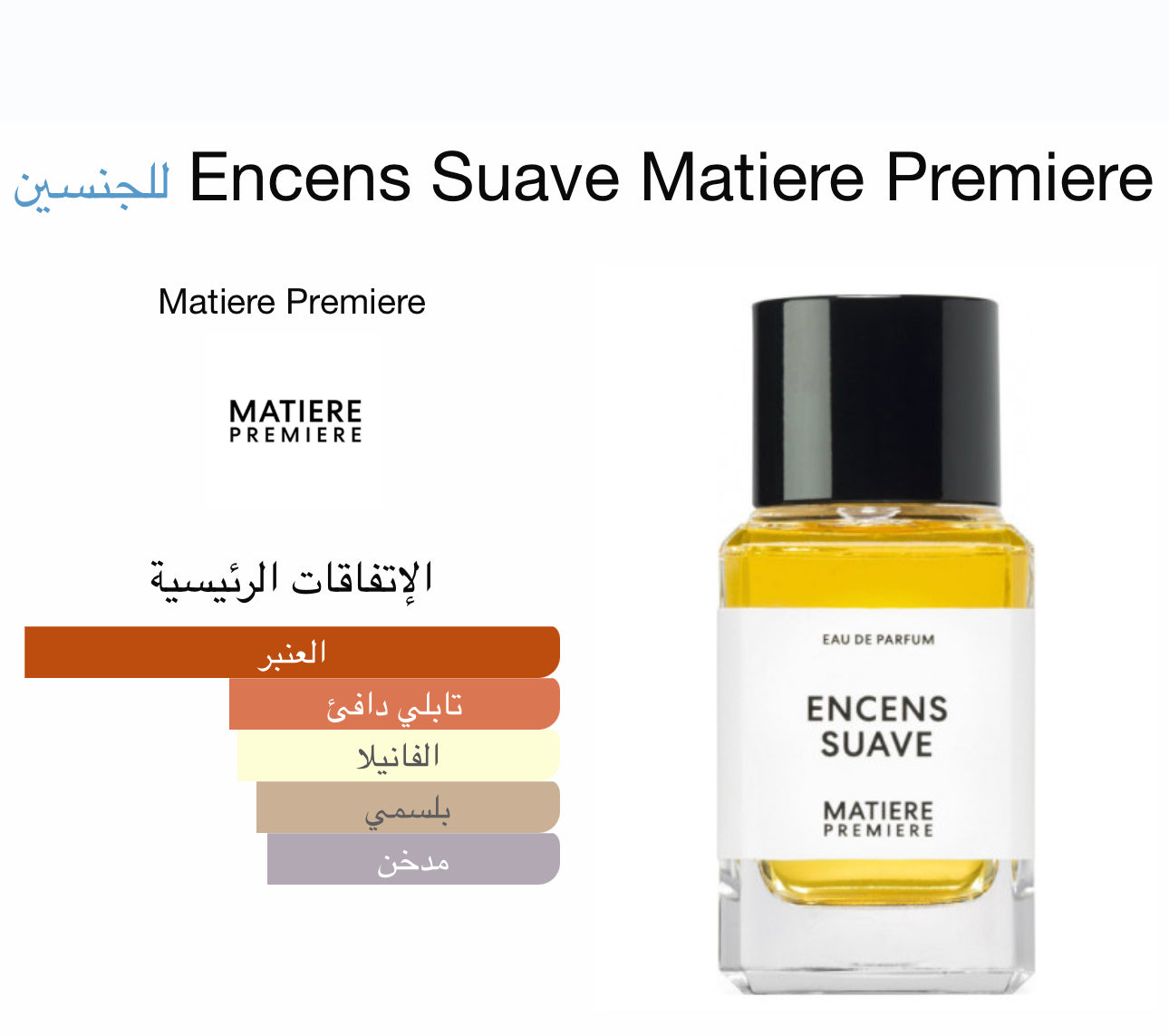 Our creation of Encens’s Suave’s