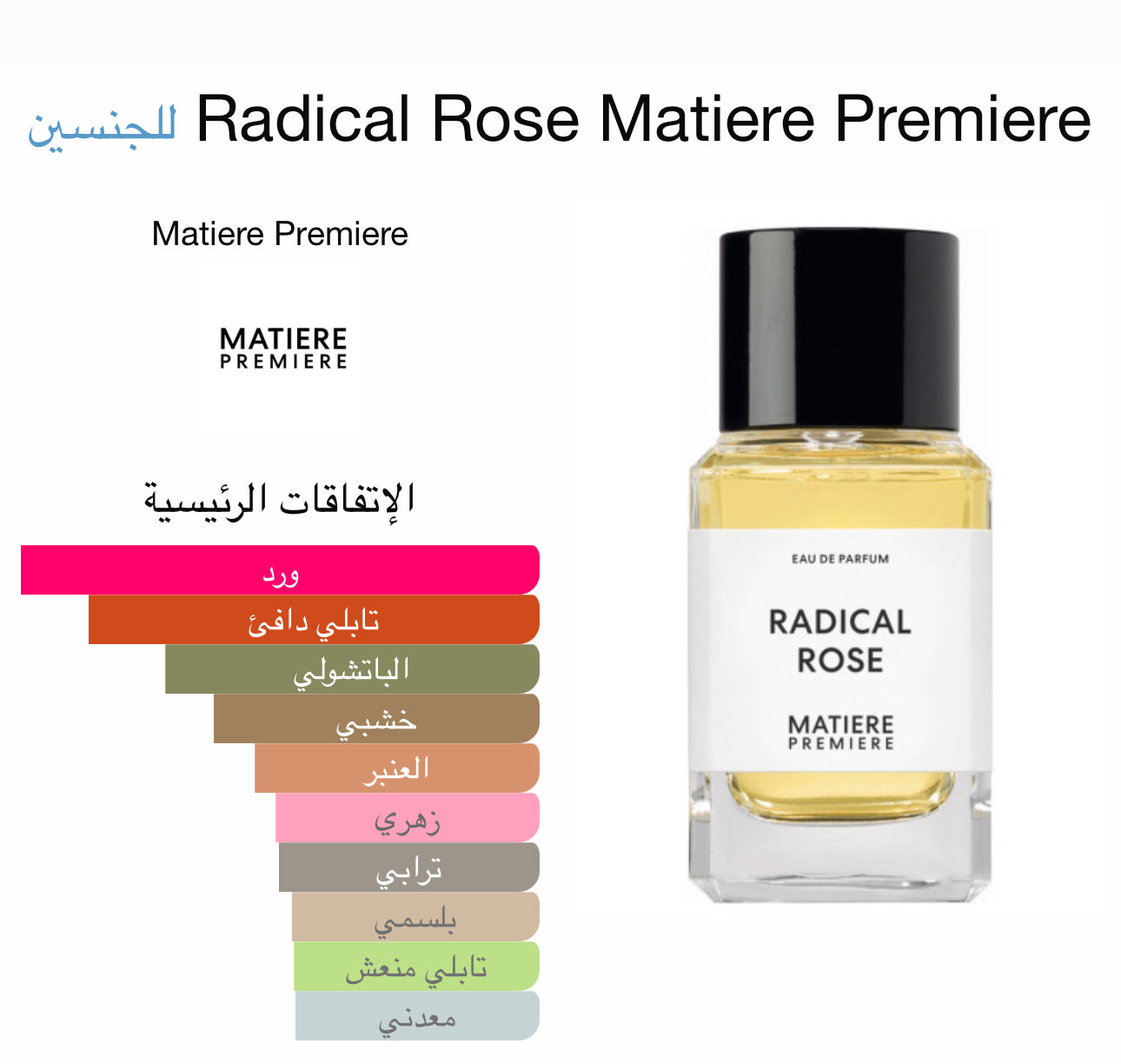 Our creation of Radical’s Rose’s Matiere’s Premiere’s